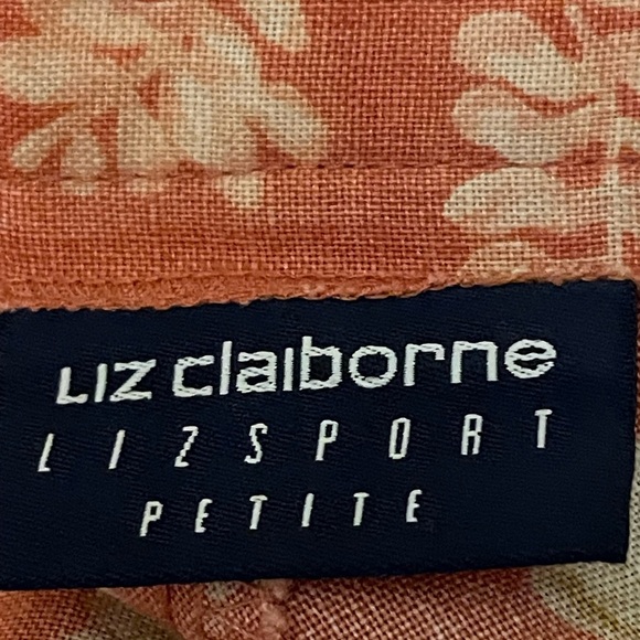 100% Linen Floral Cottage-core A Line Midi Skirt Size 12 Petite - Picture 9 of 10